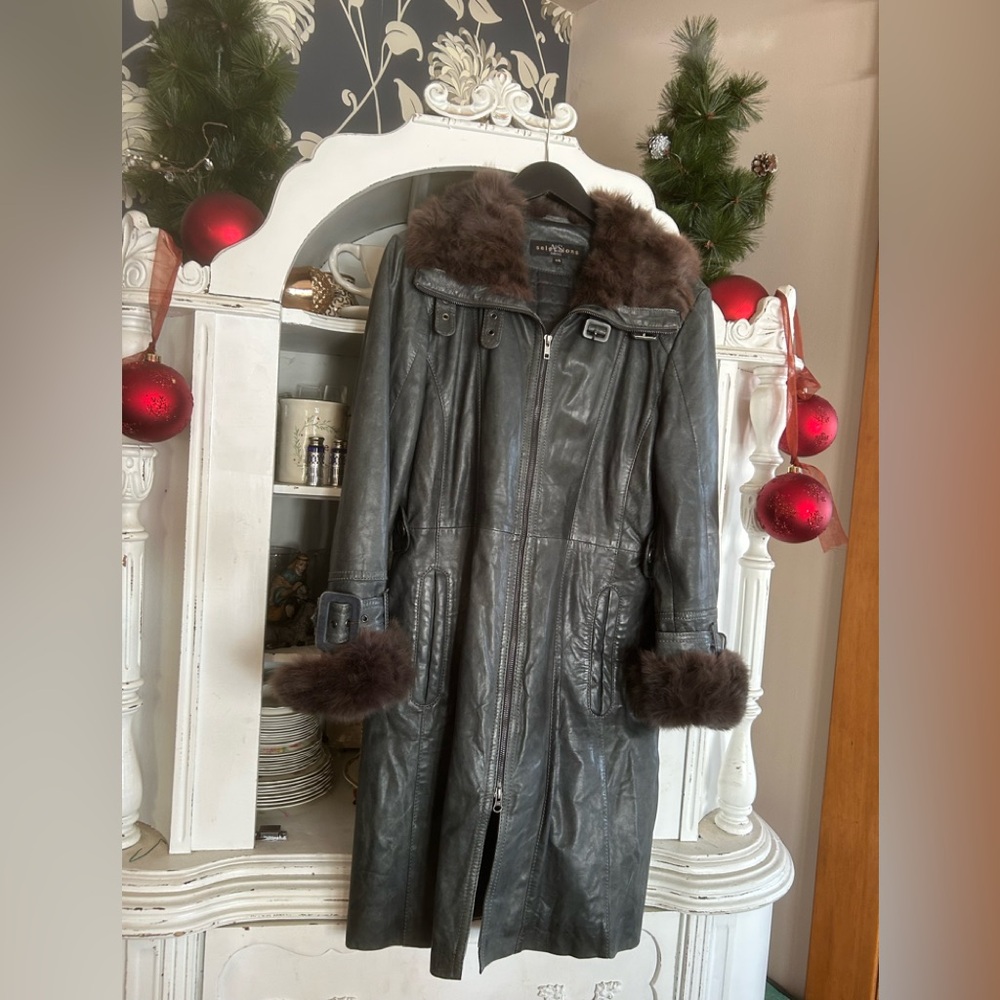 Amazing vintage leather coat